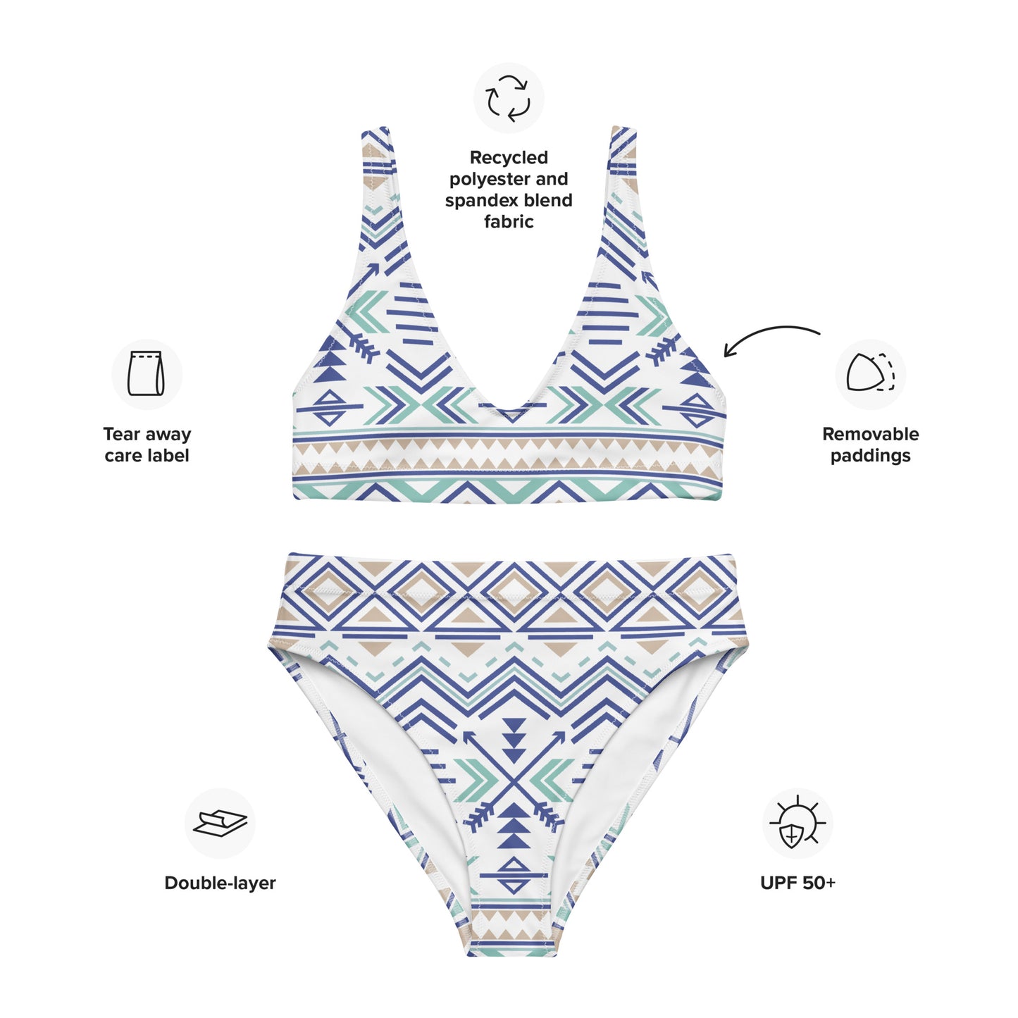 Buy Aztec African Print Swimwear
