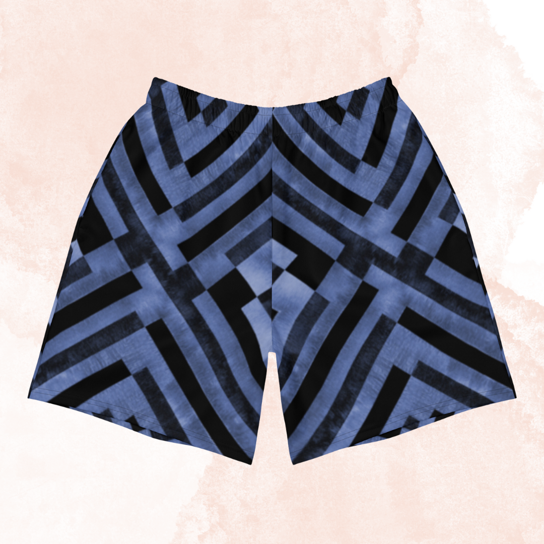 Indigo Mens Athletic Shorts