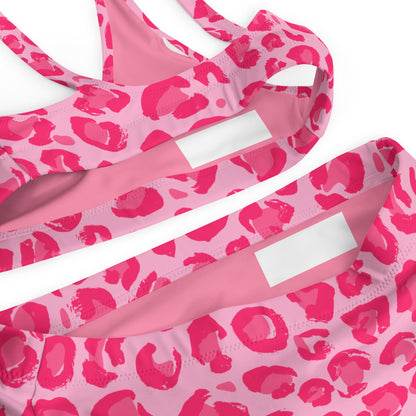 Ivy Print Recycled high-waisted bikini