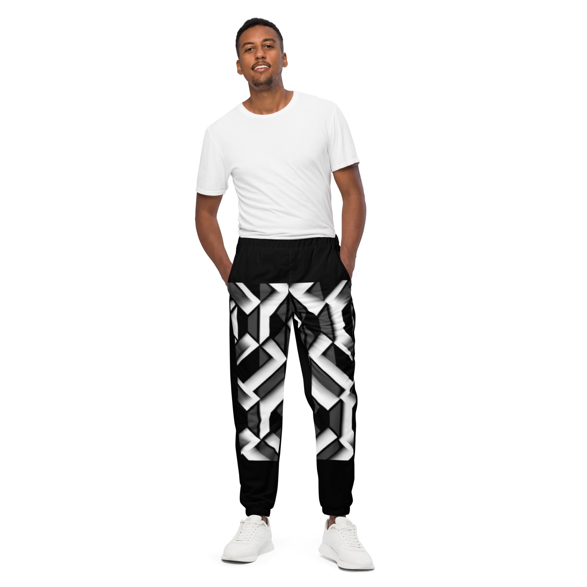 Shop Organic Classic Print Track Pant (CARBON) | Barkers NZ